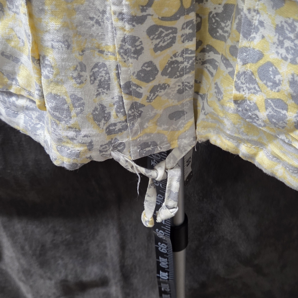Ruby Rd. Yellow and Gray Patterned Utility Jacket - Picture 5 of 8